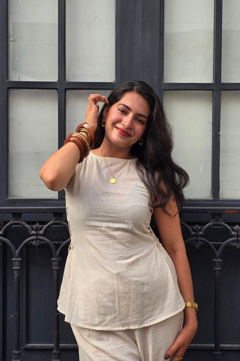 Daisy Natural Cotton Co-ord Set
