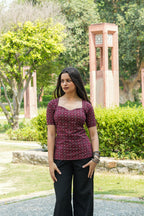 Ira Corset Back Short Kurti