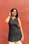 Mira Chikankari Kurti
