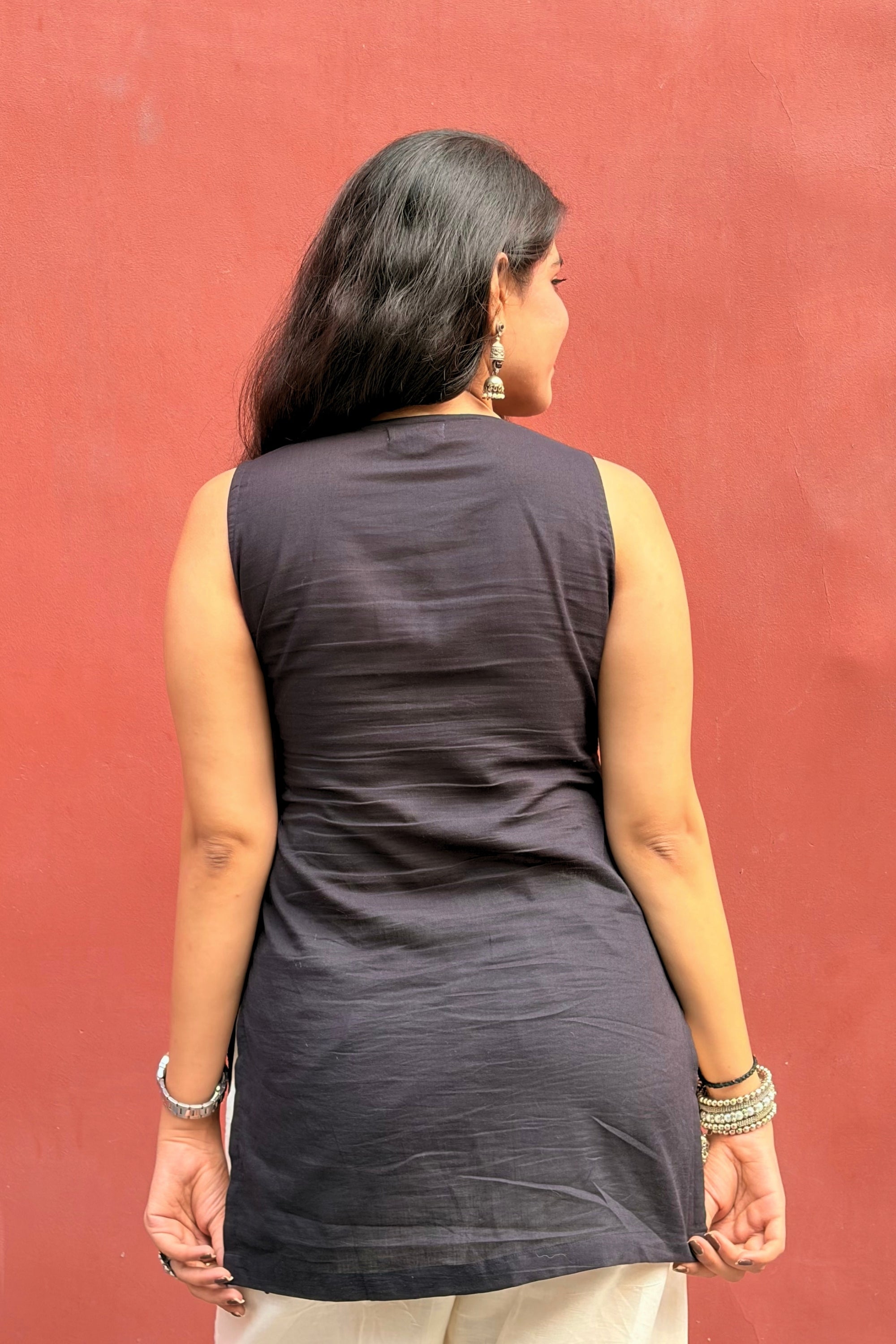 Mira Chikankari Kurti