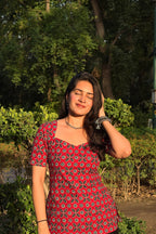 Ira Corset Back Short Kurti