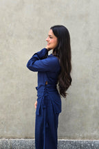 Morni Blue Co-ord Set