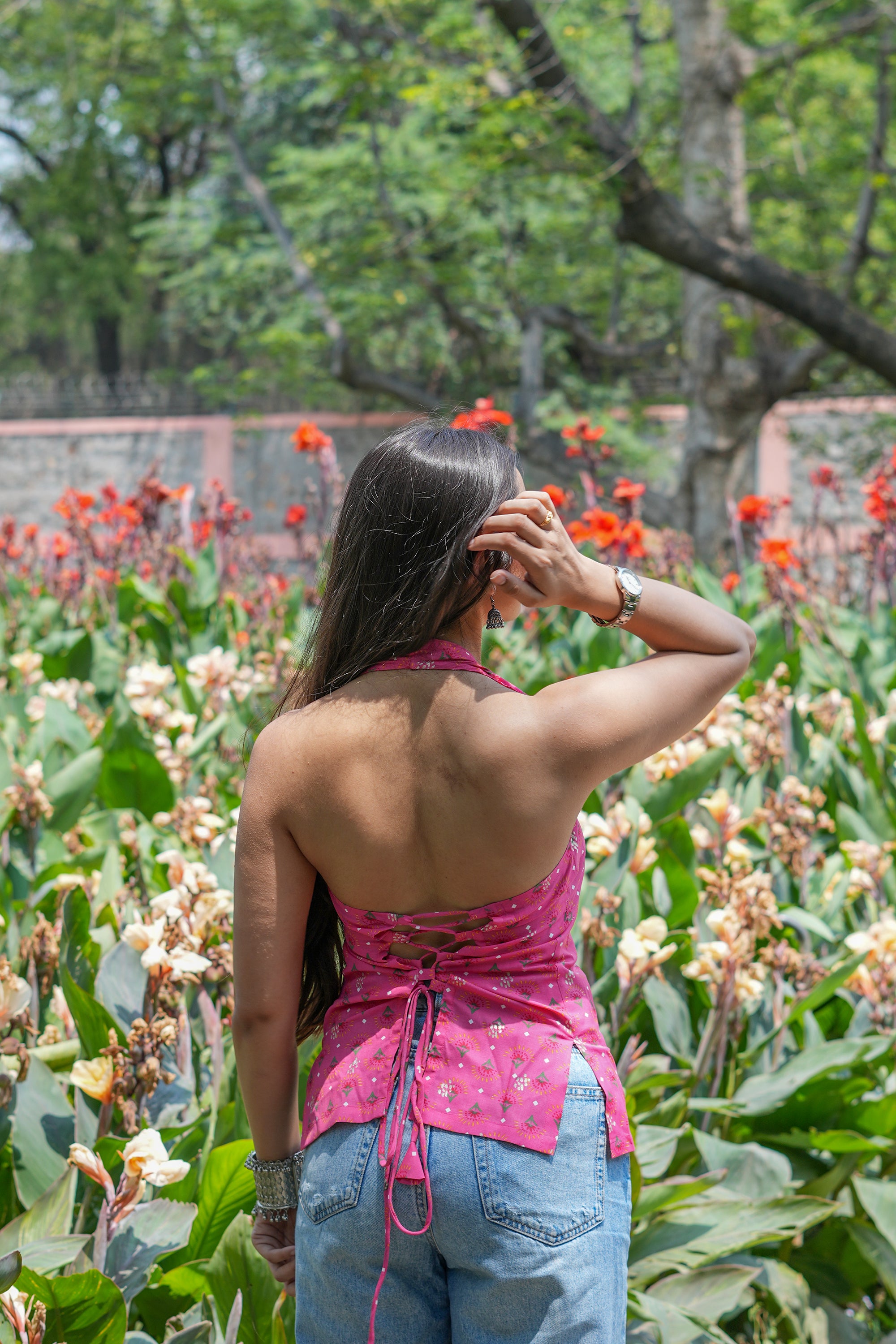 Bhumi Halter Neck Corset Top