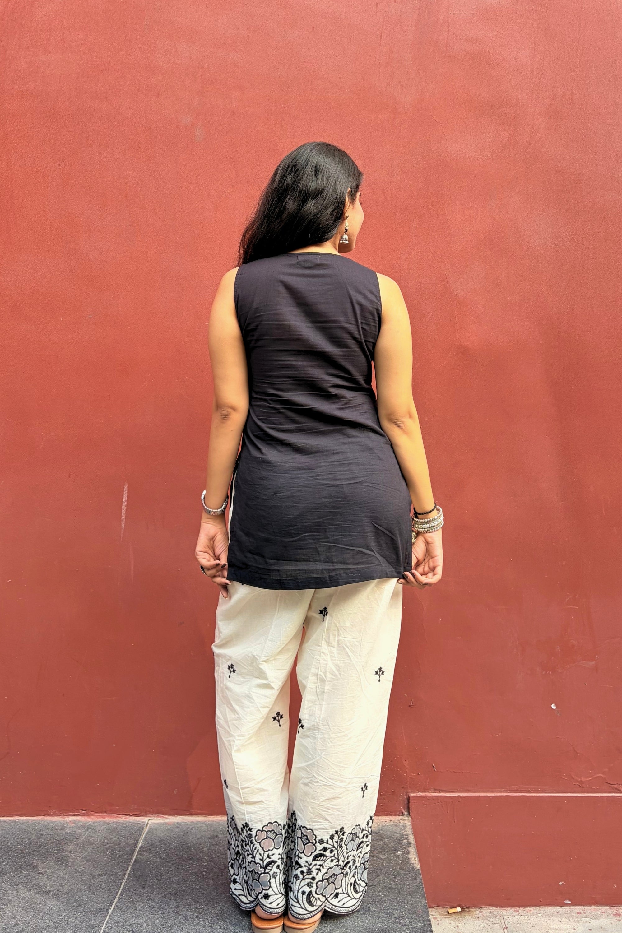 Mira Chikankari Kurti Set