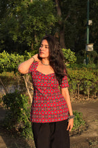 Ira Corset Back Short Kurti