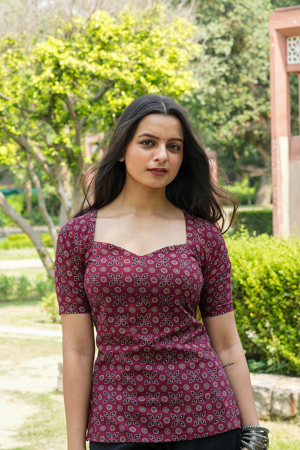 Ira Corset Back Short Kurti
