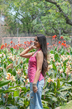 Bhumi Halter Neck Corset Top