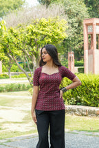 Ira Corset Back Short Kurti