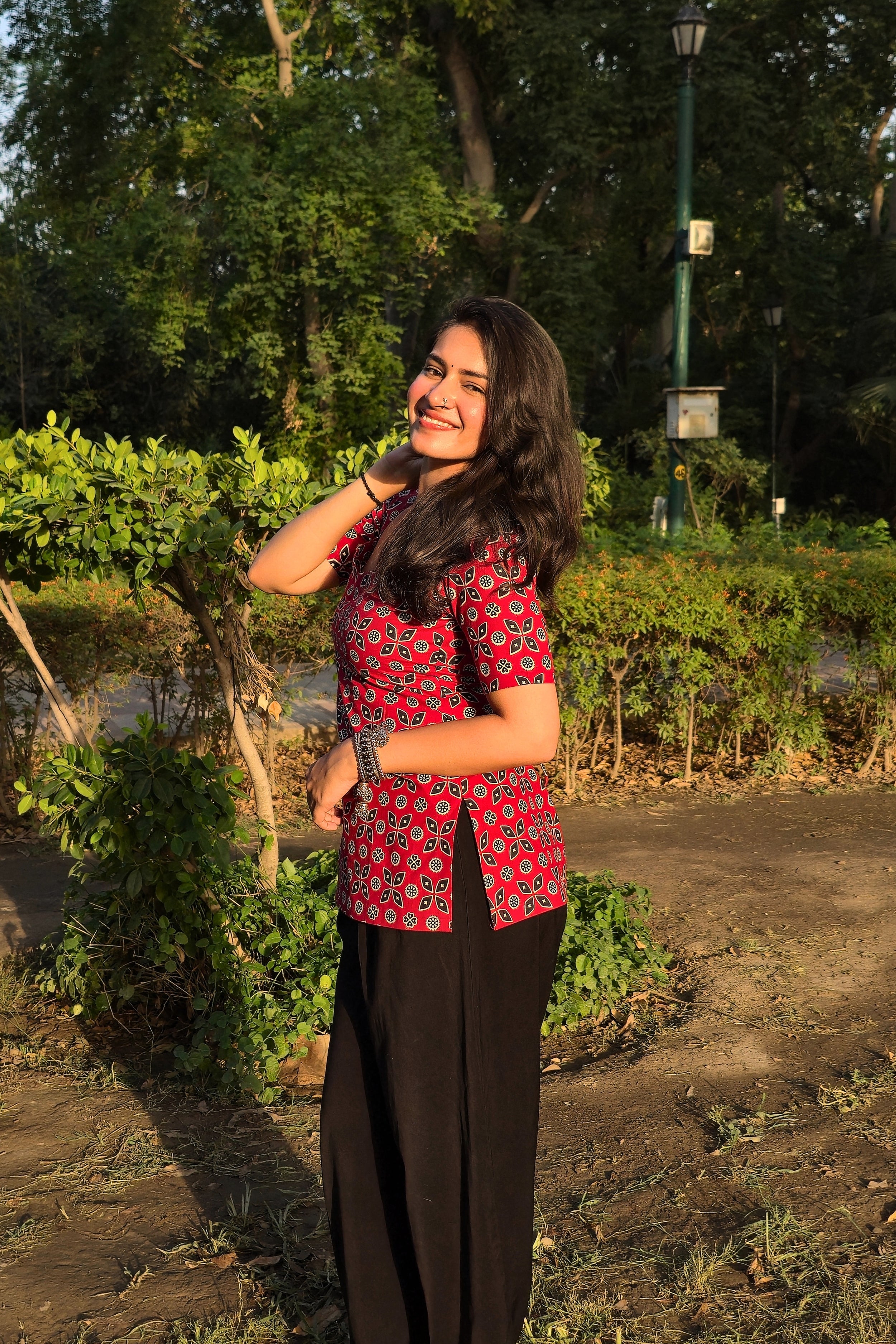 Ira Corset Back Short Kurti