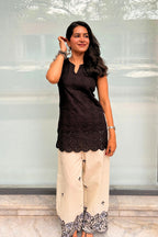 Mira Chikankari Kurti Set