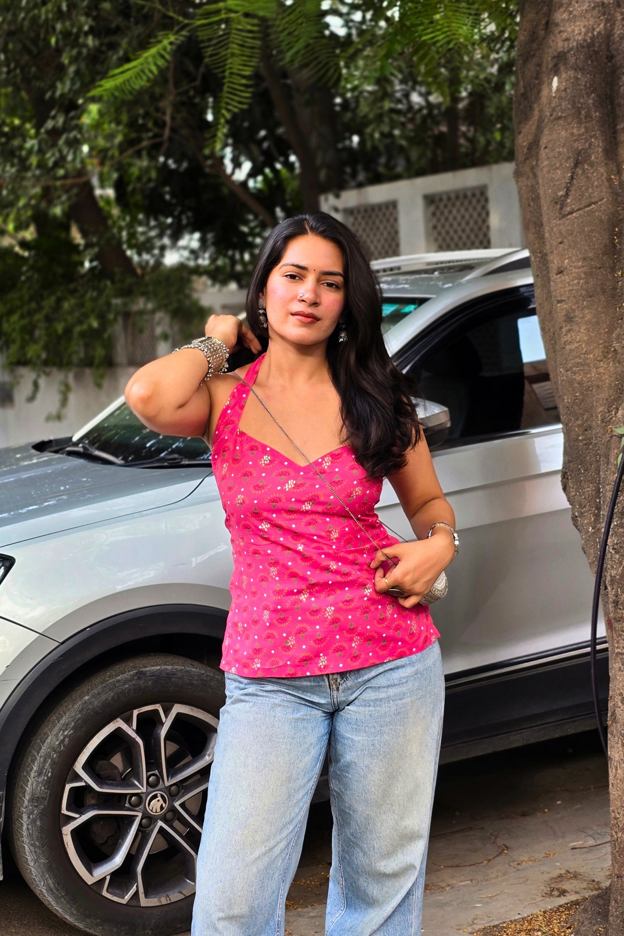 Bhumi Halter Neck Corset Top