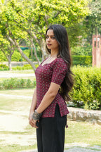 Ira Corset Back Short Kurti