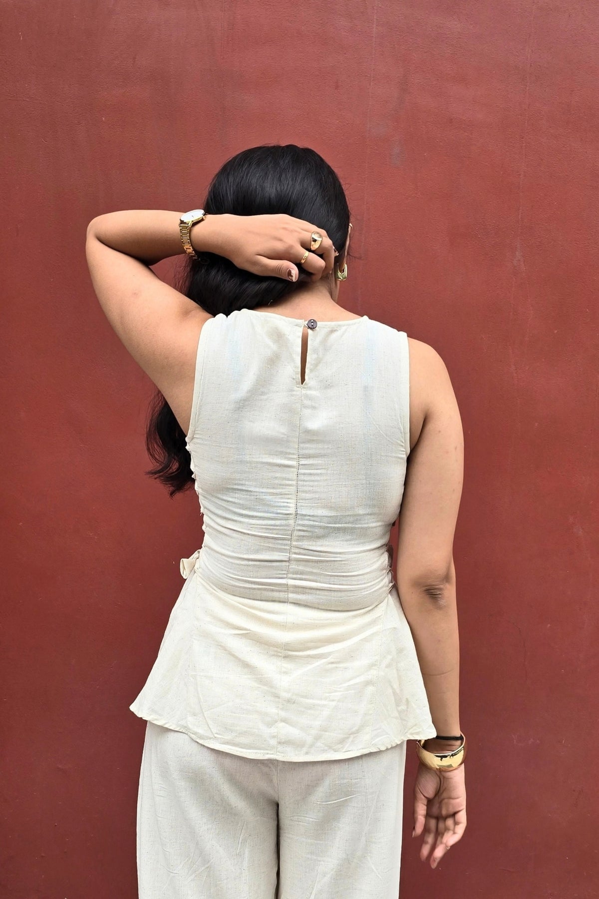 Daisy Natural Cotton Top